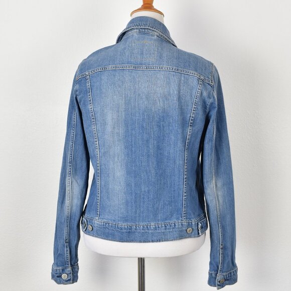 Levi's Flower Embroidered Denim Trucker Jacket - XL - Picture 5 of 10